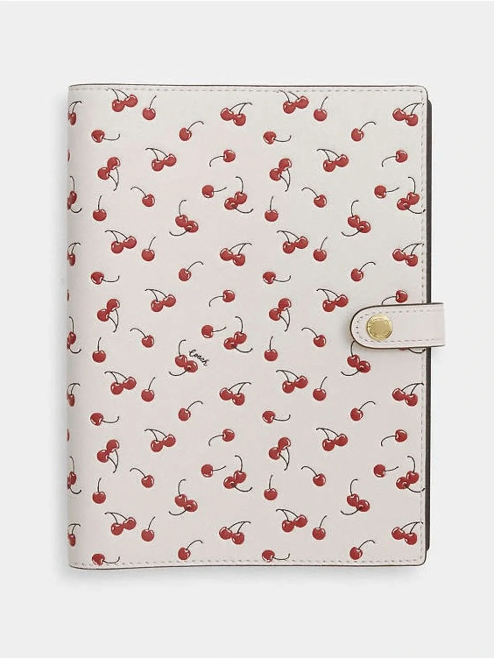 🍒Coach~Notebook with cherry print